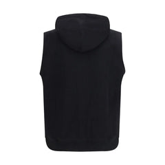 Brunello Cucinelli Black Cotton Sleeveles Sweater