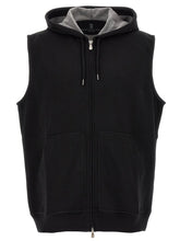 Brunello Cucinelli Black Cotton Sleeveless Jacket