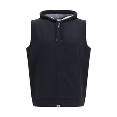 Brunello Cucinelli Black Cotton Sweatshirt