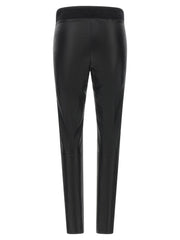 Brunello Cucinelli Black Lamb Leather Leggings