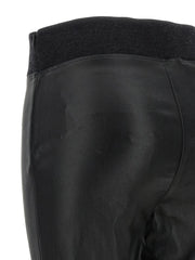Brunello Cucinelli Black Lamb Leather Leggings