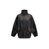 Brunello Cucinelli Black Lamb Ovis Aries Aries Leather Jacket - IT40 | M