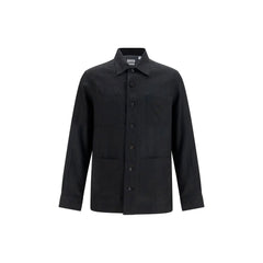 Brunello Cucinelli Black Linen Denim Jacket - S