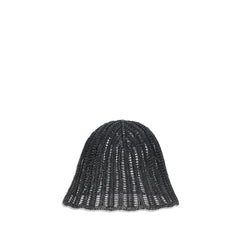 Brunello Cucinelli Black Raffia Hat - S