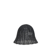 Brunello Cucinelli Black Raffia Hat - S