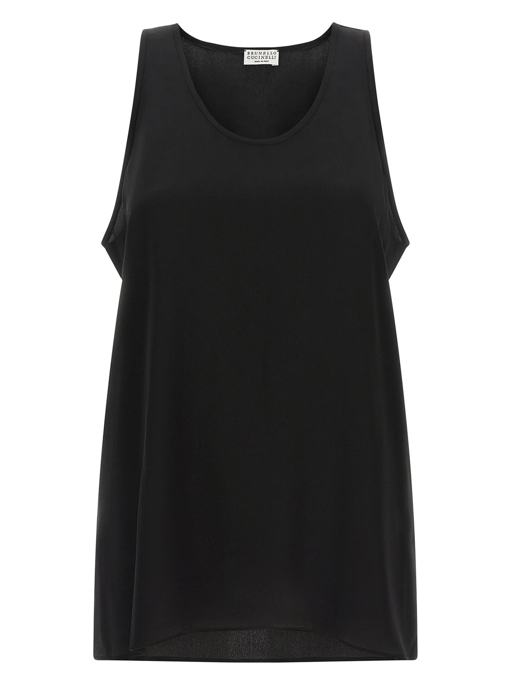 Brunello Cucinelli Black Silk Shirt