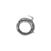 Brunello Cucinelli Black Silver Bracelet - One Size