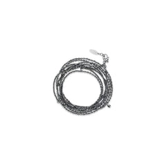Brunello Cucinelli Black Silver Bracelet - One Size