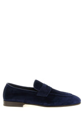 Brunello Cucinelli Blaue Wildlederslipper