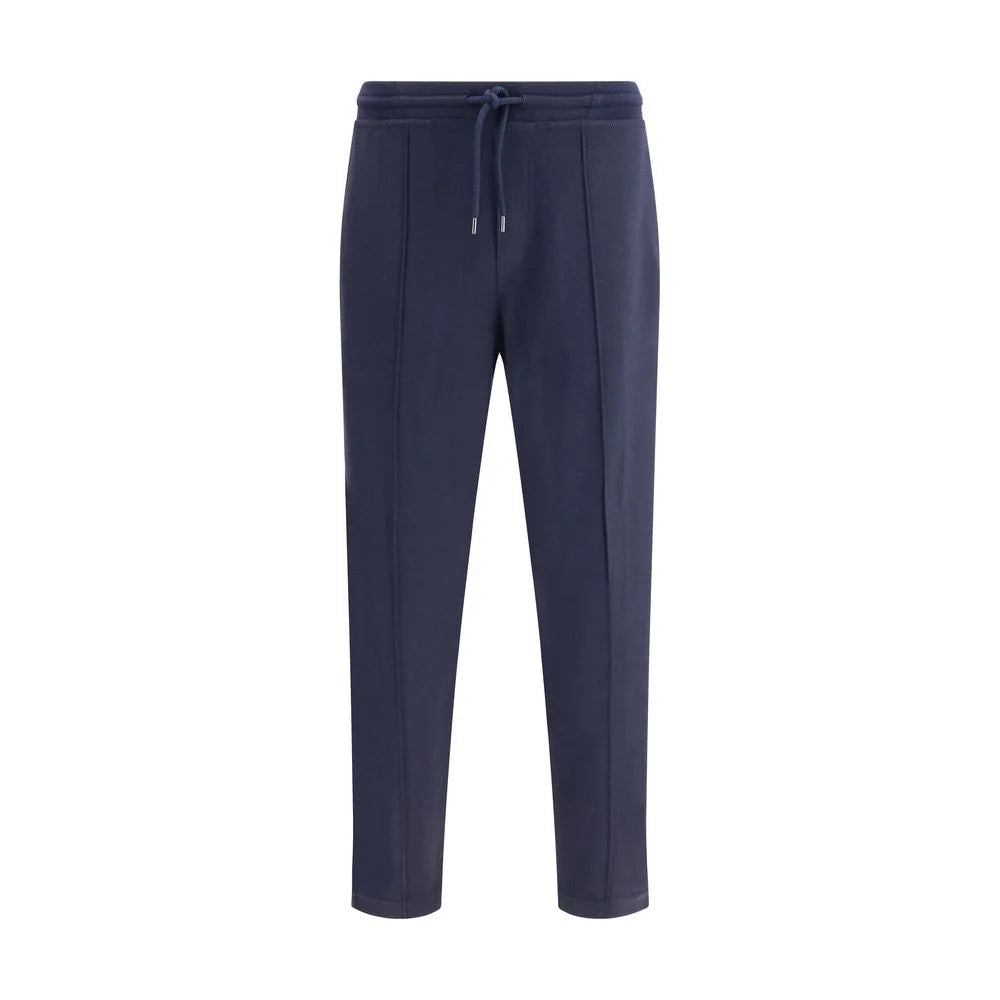 Brunello Cucinelli Blue Cashmere Athletic Pants - XL