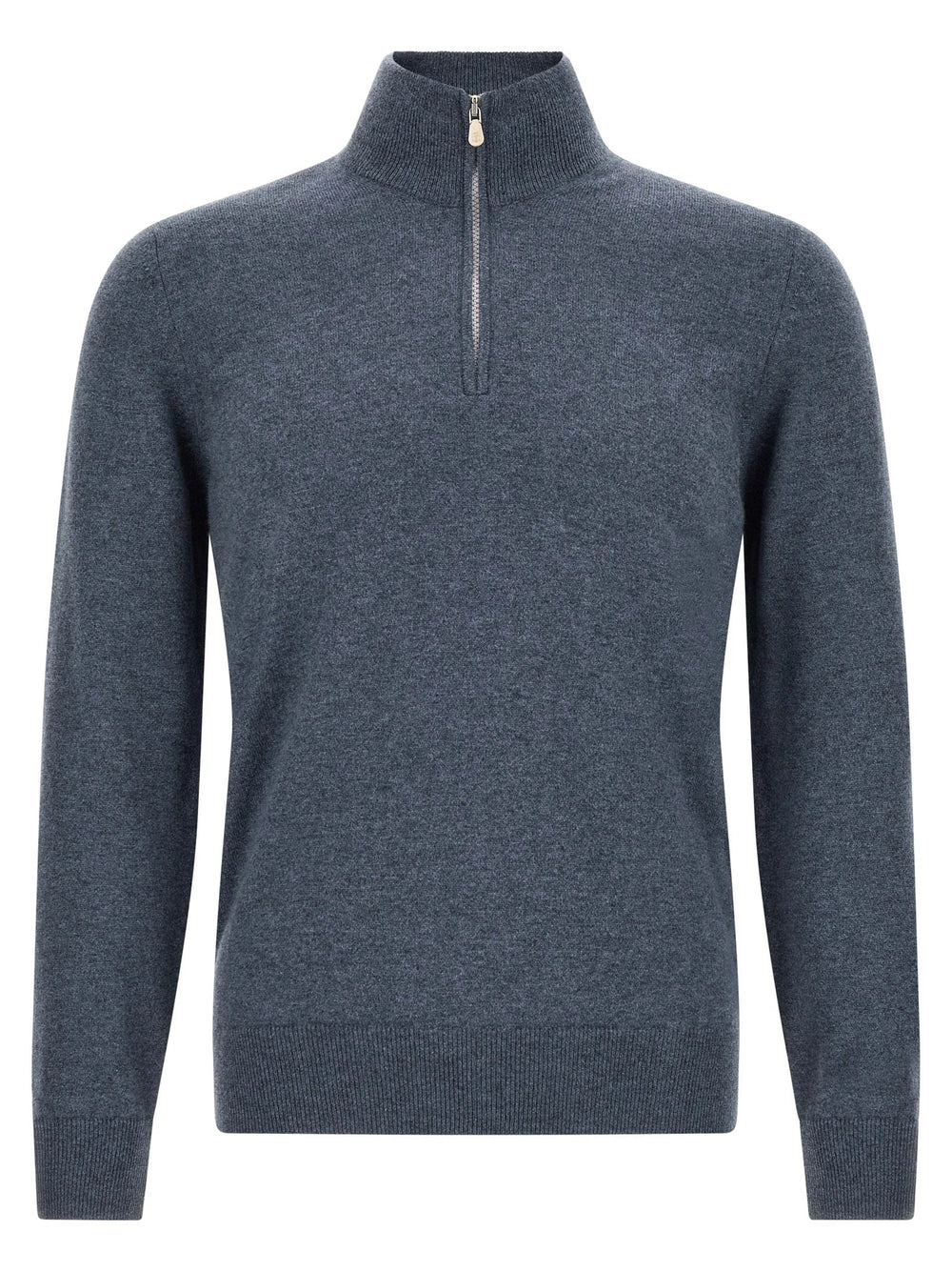 Brunello Cucinelli Blue Cashmere Cardigan