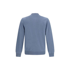 Brunello Cucinelli Blue Cashmere Cardigan