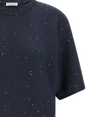 Brunello Cucinelli Blue Cashmere Cardigan