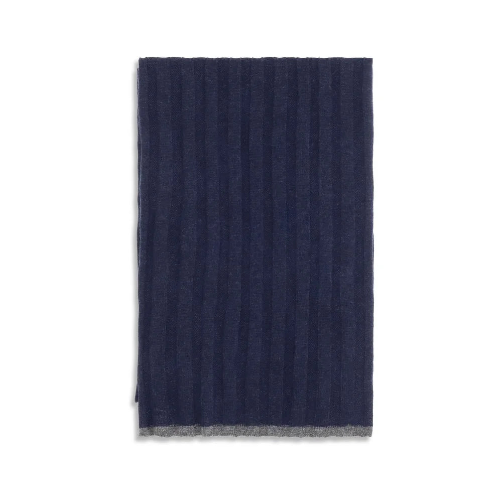 Brunello Cucinelli Blue Cashmere Foulard
