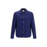 Brunello Cucinelli Blue Cashmere Full-Length Jacket