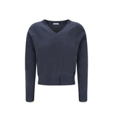 Brunello Cucinelli Blue Cashmere Cashmere Sweater