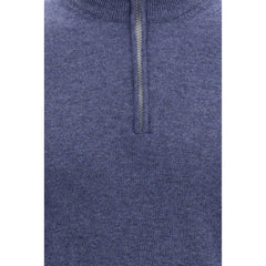 Brunello Cucinelli Blue Cashmere Sweater