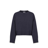 Brunello Cucinelli Blue Cashmere Cashmere Sweater - M