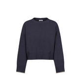 Brunello Cucinelli Blue Cashmere Cashmere Sweater - M