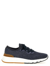 Brunello Cucinelli Blue Cotton Athletic Sneakers - EU 42 | US 9