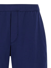Brunello Cucinelli Modré Bavlněné Bermudy - XXL