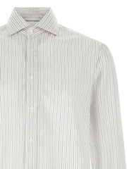 Brunello Cucinelli Blue Cotton Blouse