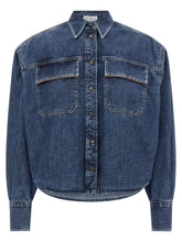 Brunello Cucinelli Blue Cotton Blouse
