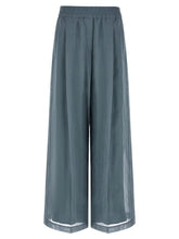 Brunello Cucinelli Blue Cotton Casual Pants