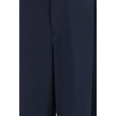 Brunello Cucinelli Blue Cotton Casual Pants