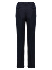 Brunello Cucinelli Blue Cotton Casual Pants