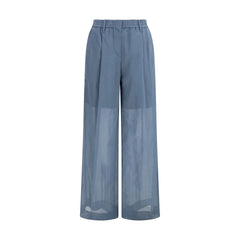 Spodnie casual Brunello Cucinelli Niebieski Bawełna