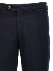 Brunello Cucinelli Blue Cotton Casual Pants