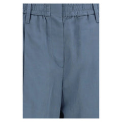 Spodnie casual Brunello Cucinelli Niebieski Bawełna