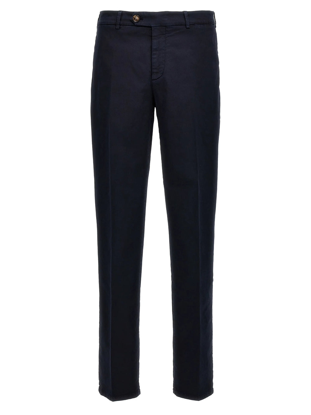 Brunello Cucinelli Blue Cotton Casual Pants
