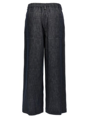 Brunello Cucinelli Blue Cotton Casual Pants - L