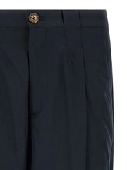 Brunello Cucinelli Blue Cotton Chino Pants