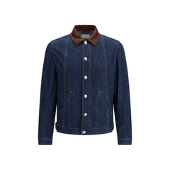 Brunello Cucinelli Blue Cotton Denim Jacket