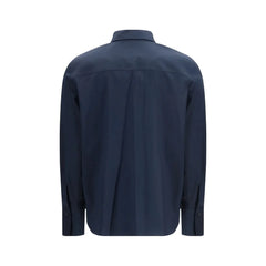 Brunello Cucinelli Blue Cotton Dress Shirt - L