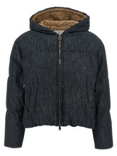 Brunello Cucinelli Blue Cotton Full-Length Jacket - IT42