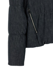Brunello Cucinelli Blue Cotton Full-Length Jacket - IT42