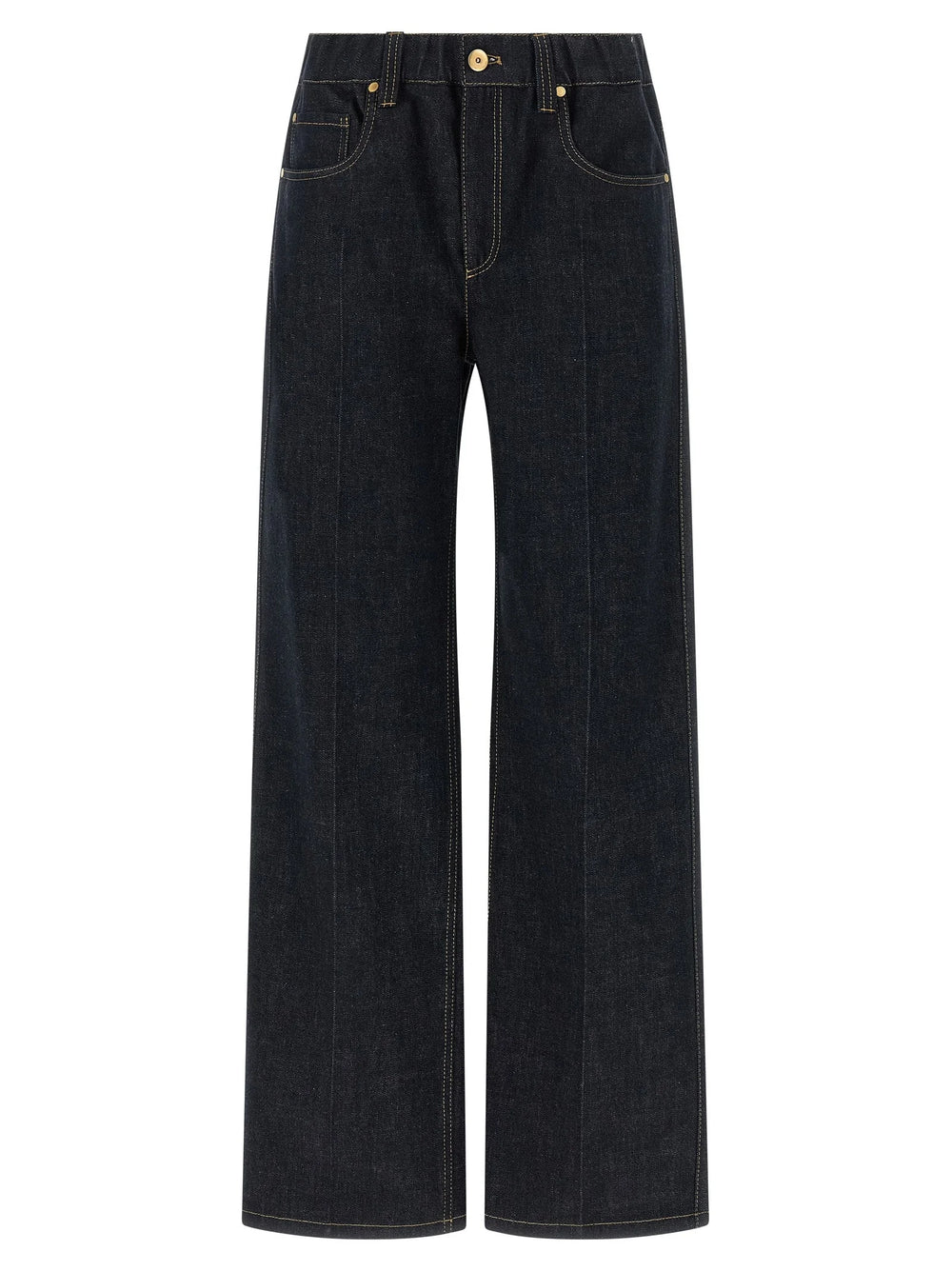 Brunello Cucinelli Blue Cotton Jeans Denim