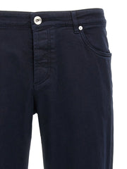 Brunello Cucinelli Blue Cotton Jeans Denim