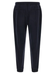 Brunello Cucinelli Blue Cotton Joggers (Workout Pants)