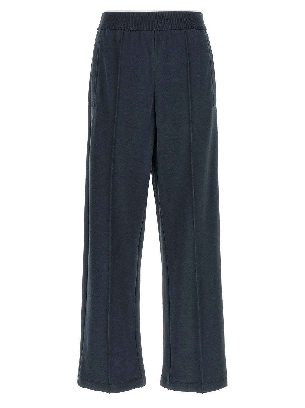 Brunello Cucinelli Blue Cotton Joggers (Workout Pants)