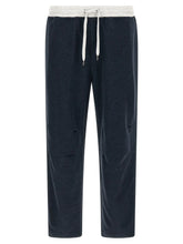 Brunello Cucinelli Blue Cotton Joggers (Workout Pants)
