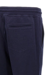 Brunello Cucinelli Blue Cotton Joggers (Workout Pants)