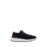 Brunello Cucinelli Blue Cotton Low Top Sneakers - EU46/US13