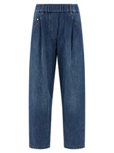 Brunello Cucinelli Blue Cotton Relaxed Fit Jeans - IT42