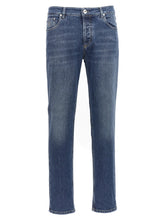 Brunello Cucinelli Blue Cotton Slim Fit Jeans
