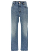 Brunello Cucinelli Blue Cotton Straight-Leg Jeans
